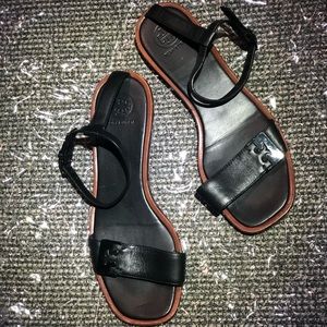 Tory Burch Leather Ankle Strap Sandal